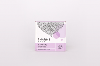 Doğal Sert Şampuan Sharme Hair Blackberry yıpranmış saçlar için böğürtlen aromalı
